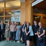 Some APPG members and supporters pictured in Parliament