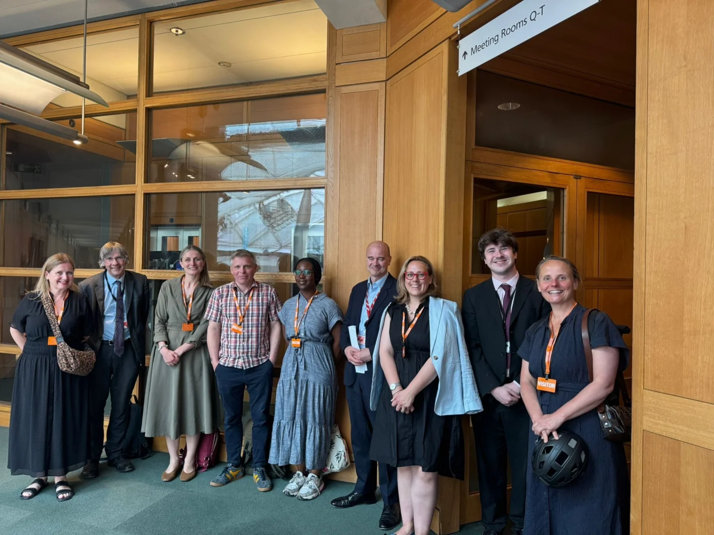 Some APPG members and supporters pictured in Parliament